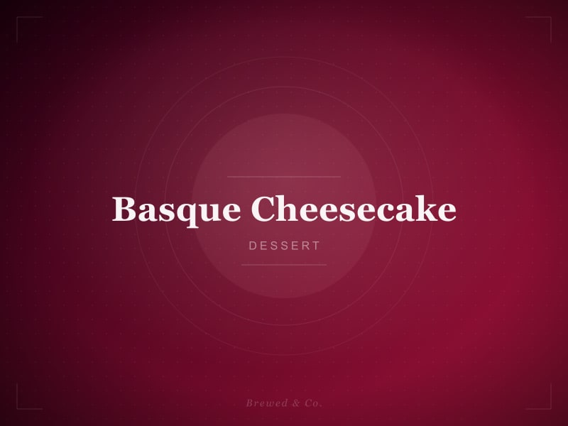 Basque Burnt Cheesecake