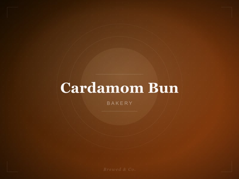 Cardamom Bun